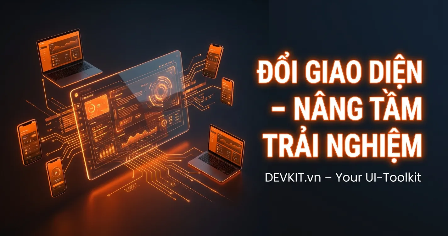 DEVKIT.vn Ra Mắt Giao Diện Website Hoàn Toàn Mới