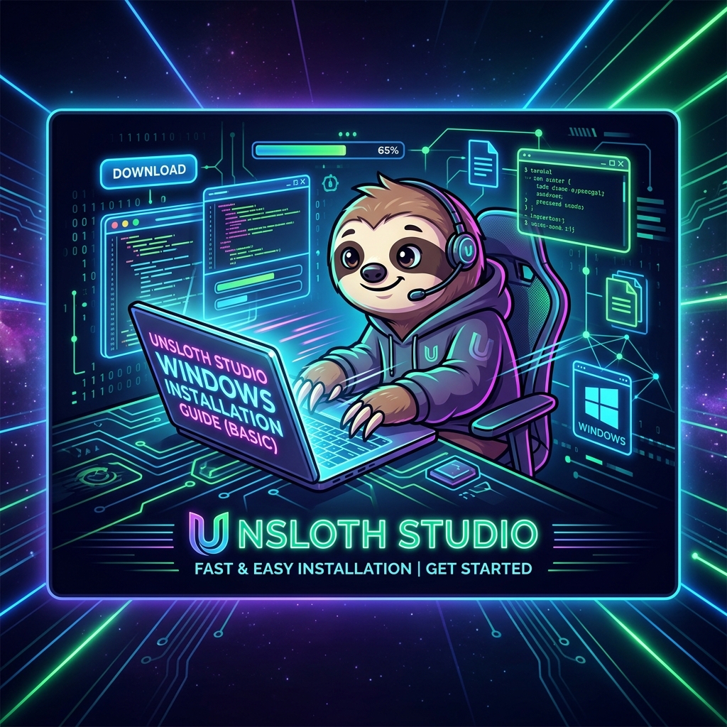 Hướng dẫn cài đặt Unsloth Studio trên Windows cho người mới bắt đầu