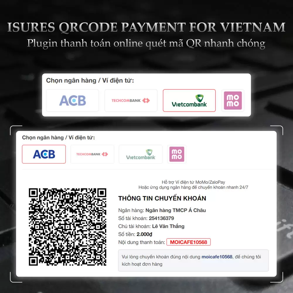 iSures QrCode Payment for Vietnam