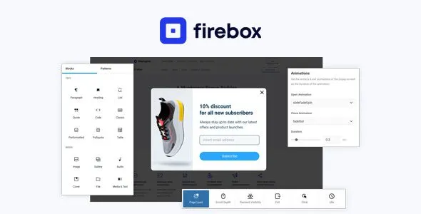 FireBox Pro - Plugin tạo popup cho wordpress