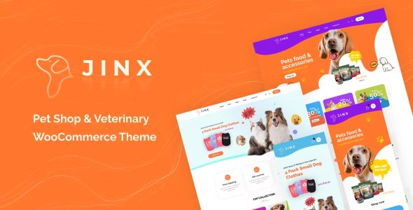 Theme Jinx - Theme WooCommerce cho cửa hàng thú cưng và thú y