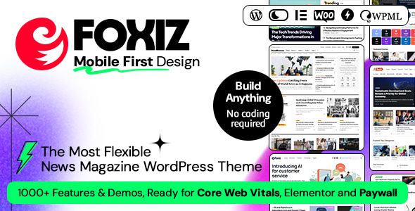 Foxiz – Them wordpress Newspaper và Magazine
