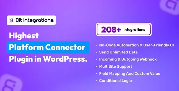 Bit Integrations Pro - Plugin tự động hóa cho WordPress