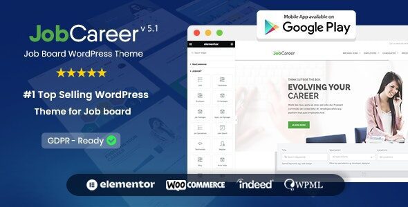 JobCareer – Giao Diện WordPress Đa Năng Cho Cổng Việc Làm & Tuyển Dụng