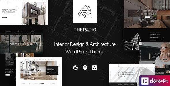 Theratio – Giao Diện WordPress Dành Cho Kiến Trúc và Thiết Kế Nội Thất