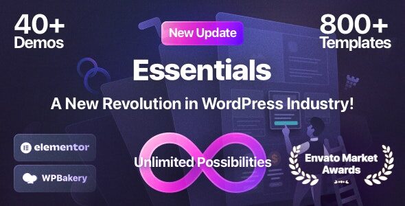Essentials – Theme Xây Dựng Trang Web Đa Năng Cho WordPress