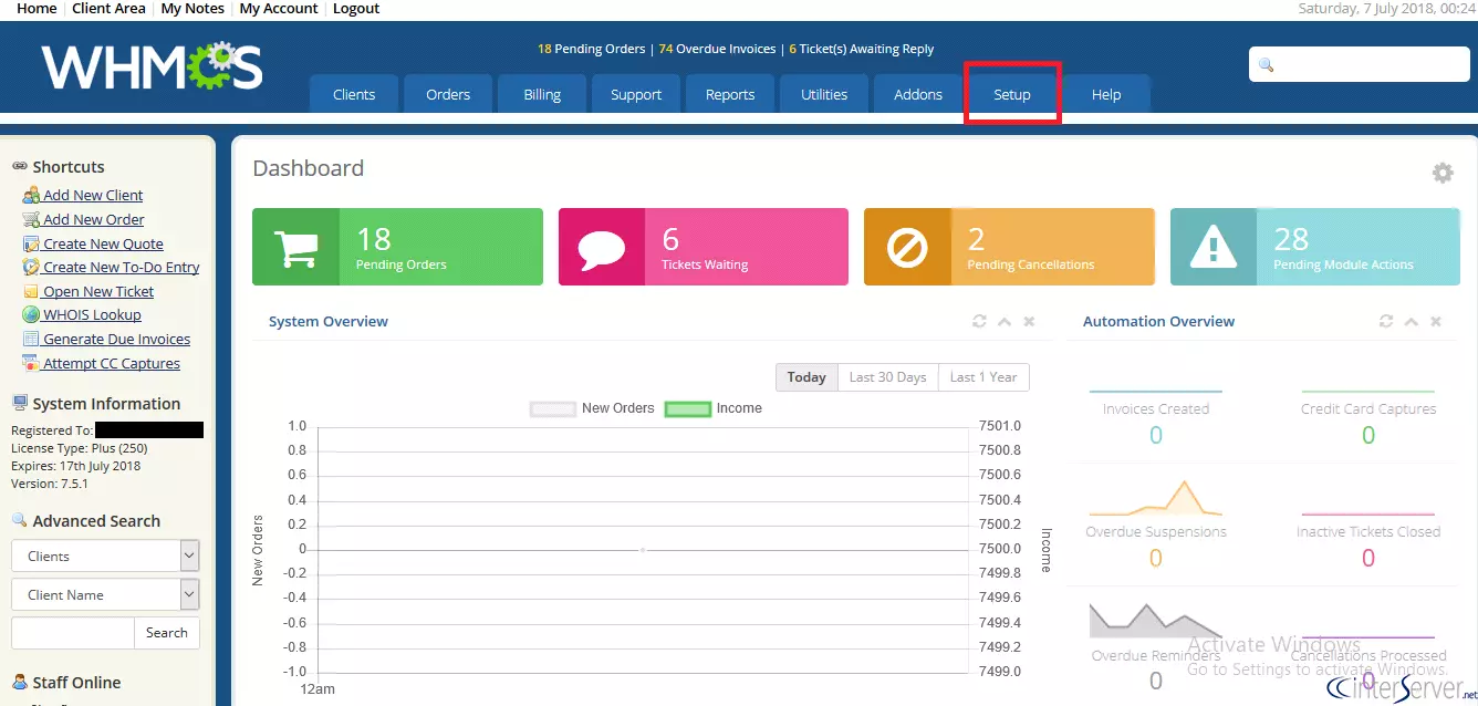 PHẦN MỀM WHMCS – Giải pháp tự động hóa dịch vụ hosting, vps toàn diện