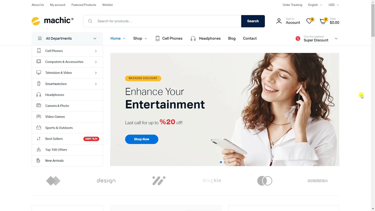 Machic Theme - Theme wordpress dành cho cửa hàng điện tử, linh kiện