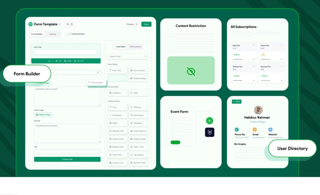 WP User Frontend Pro – Plugin Frontend Toàn Diện Cho WordPress